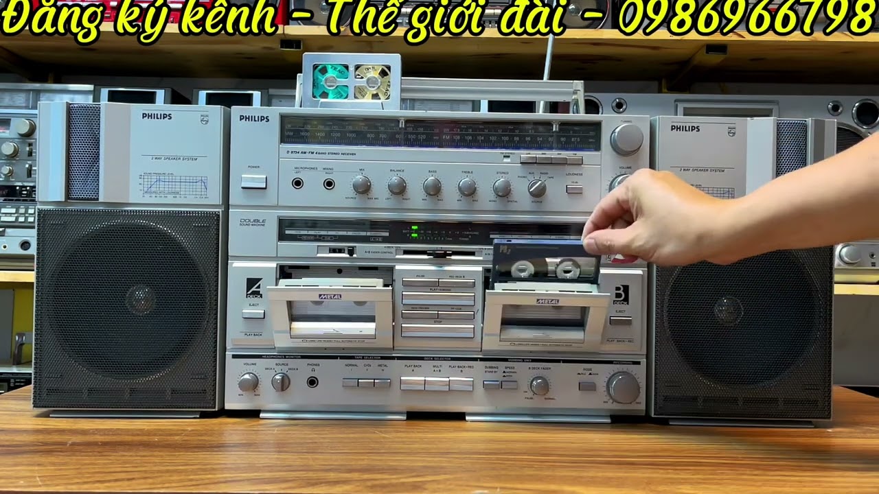 (Đã bán)PHILIPS HÀ LAN D8734| TO BẰNG CÁI BÀN| NGHE HAY BÀY ĐẸP - GIÁ 18.500 VNĐ