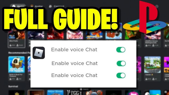 How To Game Chat, Voice Chat & Message Friends On Roblox For PS4