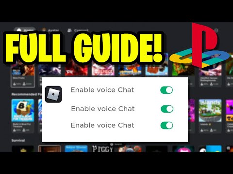 How To CHAT & VOICE CHAT On PS4 & PS5 Roblox! (2023) 