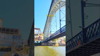 The Iconic Bridge in Porto PORTUGAL #shorts #porto #portugal