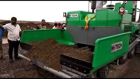 HI-TECH HI-055 | Smart Sensor Paver for Precision Road Construction