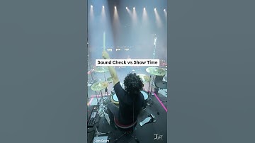 Sound Check vs Show Time (COOL GLITCHY TRANSLATION VIDEO) (Joey Castro Drumming LIVE 2024 w/ Missio)