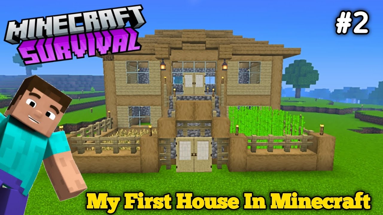 I Made THE ULTIMATE HOUSE In Minecraft Pe Survival Series Ep 2 - YouTube