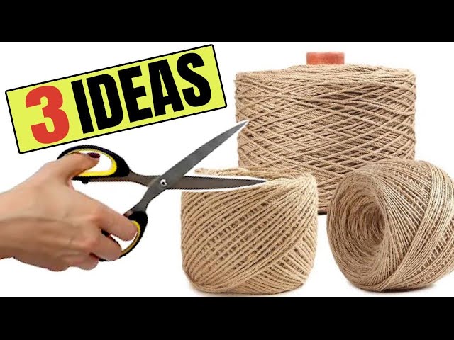 4 ideas de manualidades para crear con cuerda de yute – Ursula Mascaró