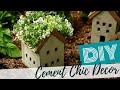 Concrete Chic DIY Decor / Cement Pretty Little Houses