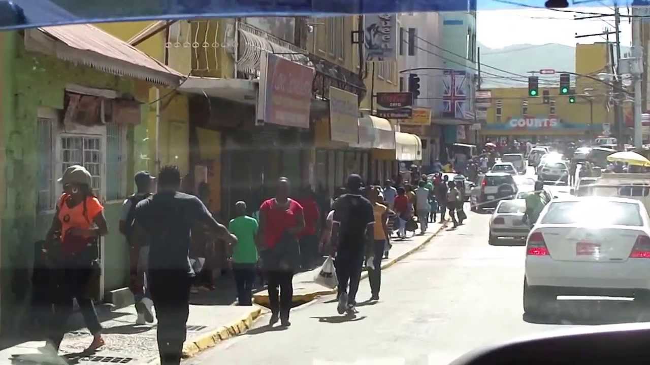 Driving Through Downtown Montego Bay Jamaica Youtube