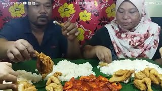 Masak nasi minyak,sambal udang dan puyuh goreng tepung..permintaan dari en suami..selera dan sedap