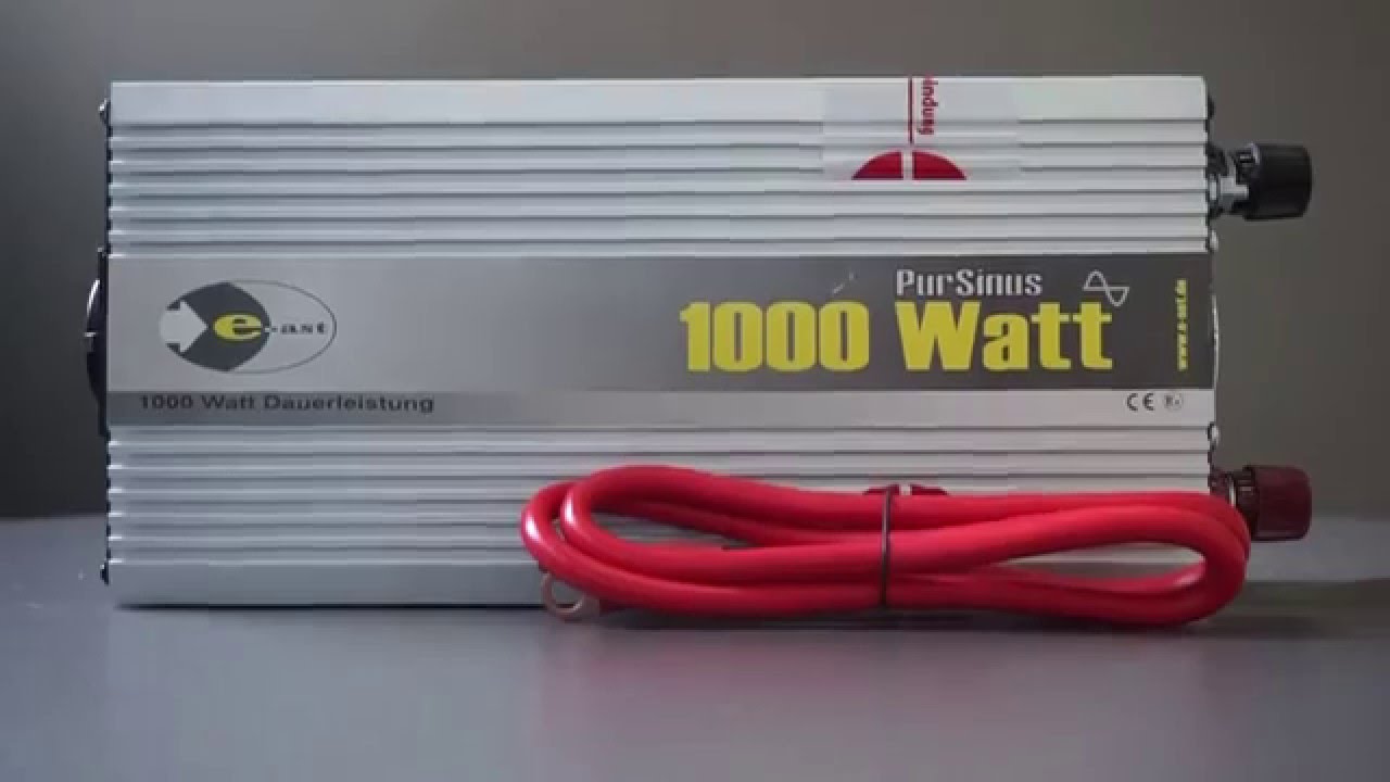 Invertor Auto E Ast Sinus Pur 1000w 12 24v 220v Youtube