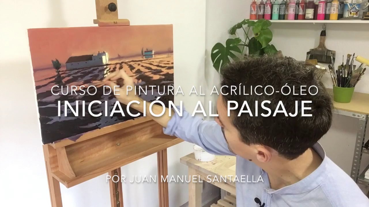 raro Credo permanecer Curso de Pintura online al óleo-acrílico: Iniciación al arte del Paisaje. -  YouTube