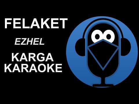 Ezhel - Zeynep Bastık - Felaket  / KARAOKE Sözleri lyrics (Cover) 2020