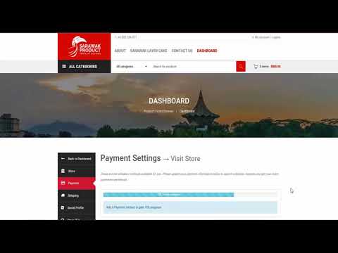 Payment Tutorial for Produk Sarawak Portal