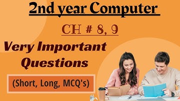 class 12 computer science chapter 8, 9 important questions