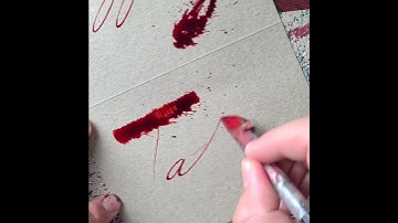 Splatter Calligraphy Name Request no.563