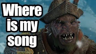 Shadow of War - Don't shame a singer