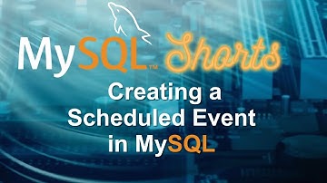 Episode-080 - Creating a Scheduled Event in MySQL