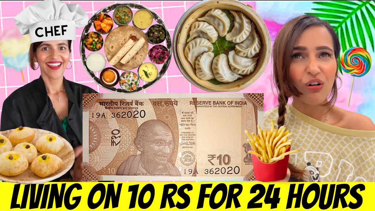 Living on 10 RS for 24 HOURS 😮 *IMPOSSIBLE*