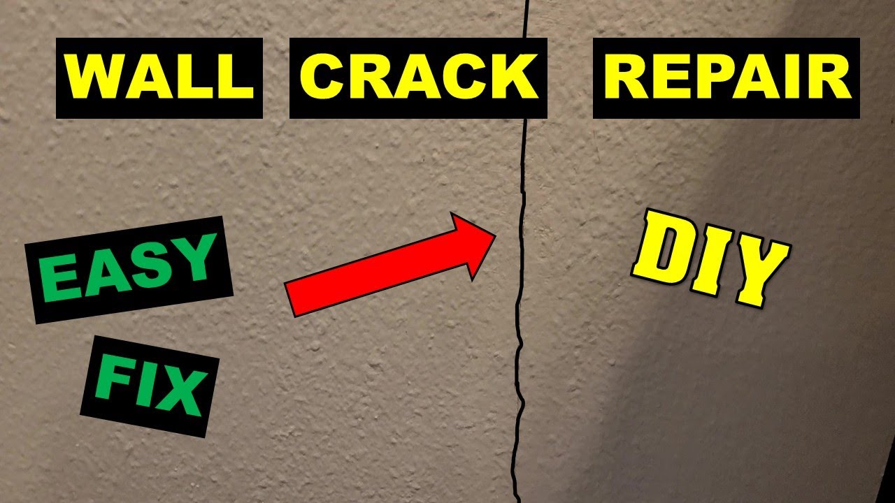 How to Repair Textured Drywall Cracks Permanently - YouTube