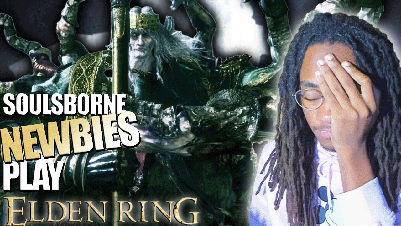 GODRICK IS TOO HARD FOR THESE ELDEN RING NEWBIES!