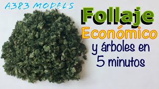 Follaje CASERO y árboles realistas FACÍL, RÁPIDO y ECONOMICO (Fine Turf)