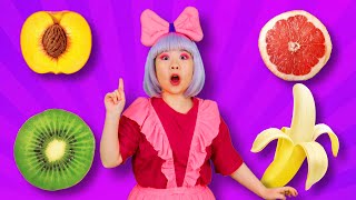 Colorful Foods |🍎 Food Songs | Kids Funny Songs