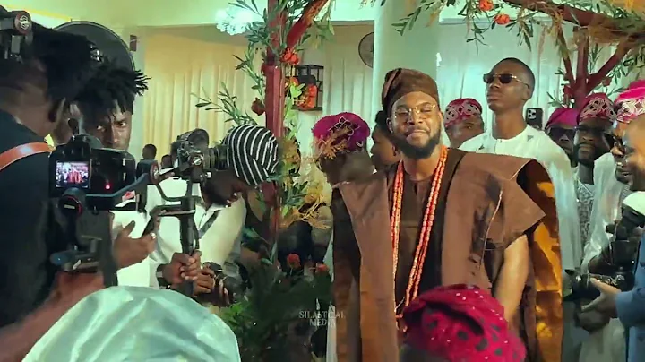 How Kunle Remi Dance with his Mom at his Wedding Grand Entrance
