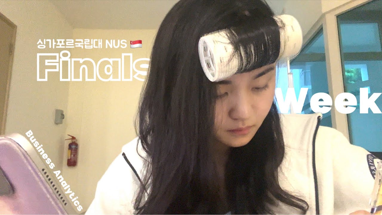 🇸🇬 vlog 싱가포르 국립대 기말고사 브이로그 : 갓생사는 시험기간, 열공핑이되 👩🏻‍💻 | NUS finals week