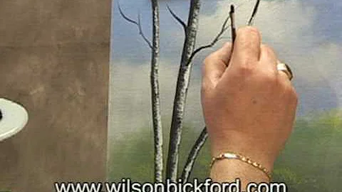 Oil Painting Lesson - Wilson Bickford - Birch Trees