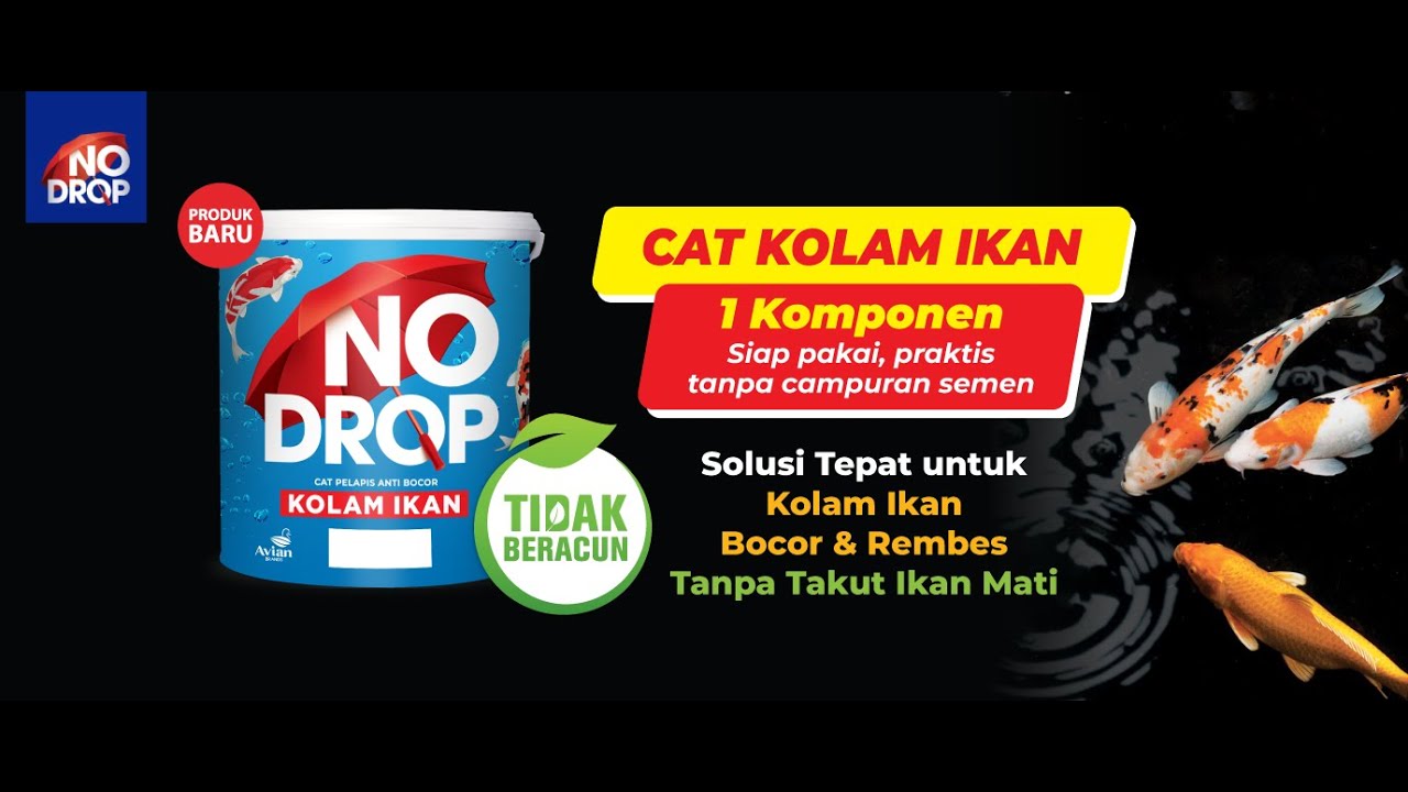 Video Produk No Drop Kolam Ikan