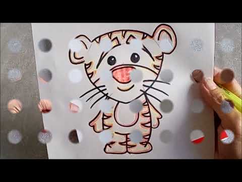 Video: Wie Man Einen Tiger In Etappen Zeichnet