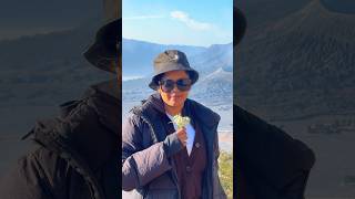 Bromo Sunrise and Wild Flowers #bromosunrise #eastjava #tranding #travelvlog