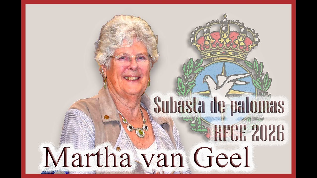 SUBASTA PALOMAS MARTHA VAN GEEL RFCE 2026