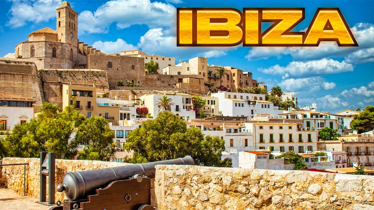 A Tour of the Main Town on Ibiza Island, Spain 