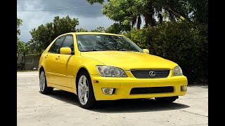 --- SOLD --- 2001 Lexus IS 300, Solar Yellow, 48k Miles
