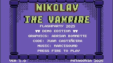 C64 Crack: Nikolav the Vampire Preview +3 by Excess!  21 October 2025 !