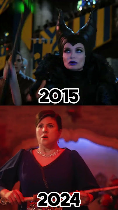 Descendants 2015 vs 2024 😱 #fyp #disney #descendants #shorts