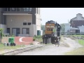 A Man Tries His Best to Get Hit by a Train- CSX Switching Lehigh Cement in Richmond, VA