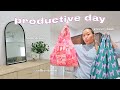 productive day in my life | grocery haul, home decor updates