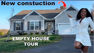 MY NEW CONSTRUCTION EMPTY HOUSE TOUR. How I built this house for start to finish + before and after