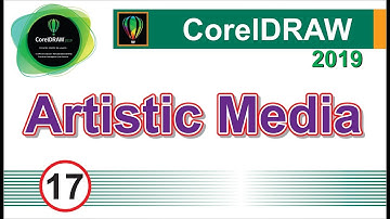 How to Create your personal Customize Artistic media Brush in Corel Draw tutorial by, Amjad Graphic