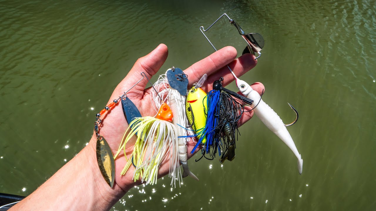 The TOP 5 Fishing Lures For DIRTY Water SUCCESS! 