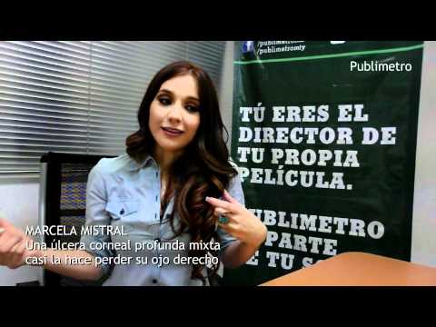 Marcela Mistral casi pierde un ojo YouTube