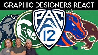 Graphic Designers React to PAC-12 College Logos