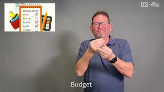 DCS: Budget 101 Workshopby a Deaf presenter John Crouch