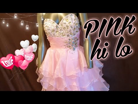 dress-no.83-|-night-moves-pink-hi-lo-strapless-ruffle-prom-dress-|-اروع-فستان-سهره-زهر-قصير-سترابلس