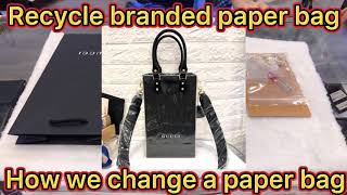 Change your LV paper bag into a real bag. 😎 #melbourne #jennybrad