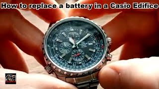 Unlock The Power: Easy Battery Replacement For Casio Edifice Aviation Watch Feat. Miyota Os60