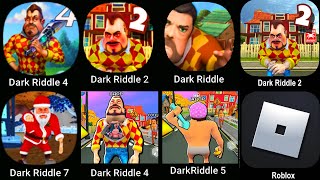 Dark Riddle 3 ( Dark Riddle 5 + Dark Riddle 4 + Dark Riddle Classic + Hello Neighbor 2 ) Roblox