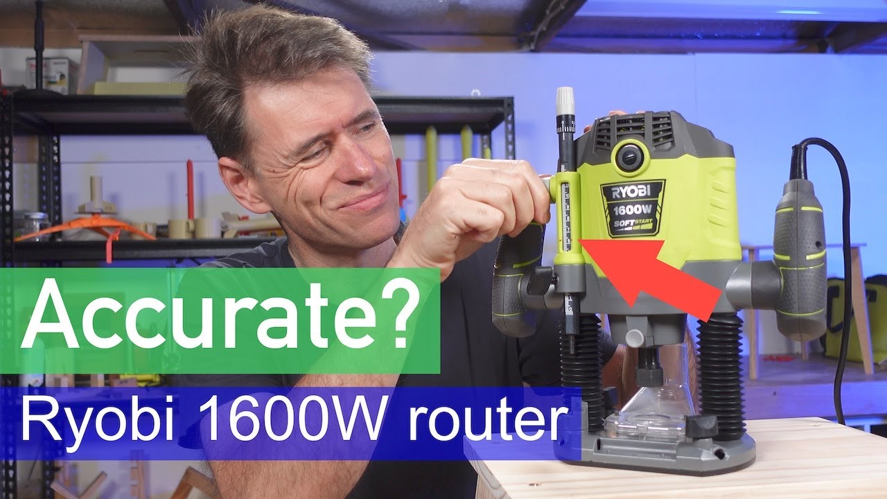 Ryobi router depth is it accurate? - YouTube