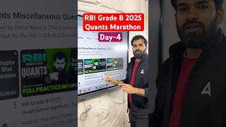 RBI Grade B Quants Marathon Day-4