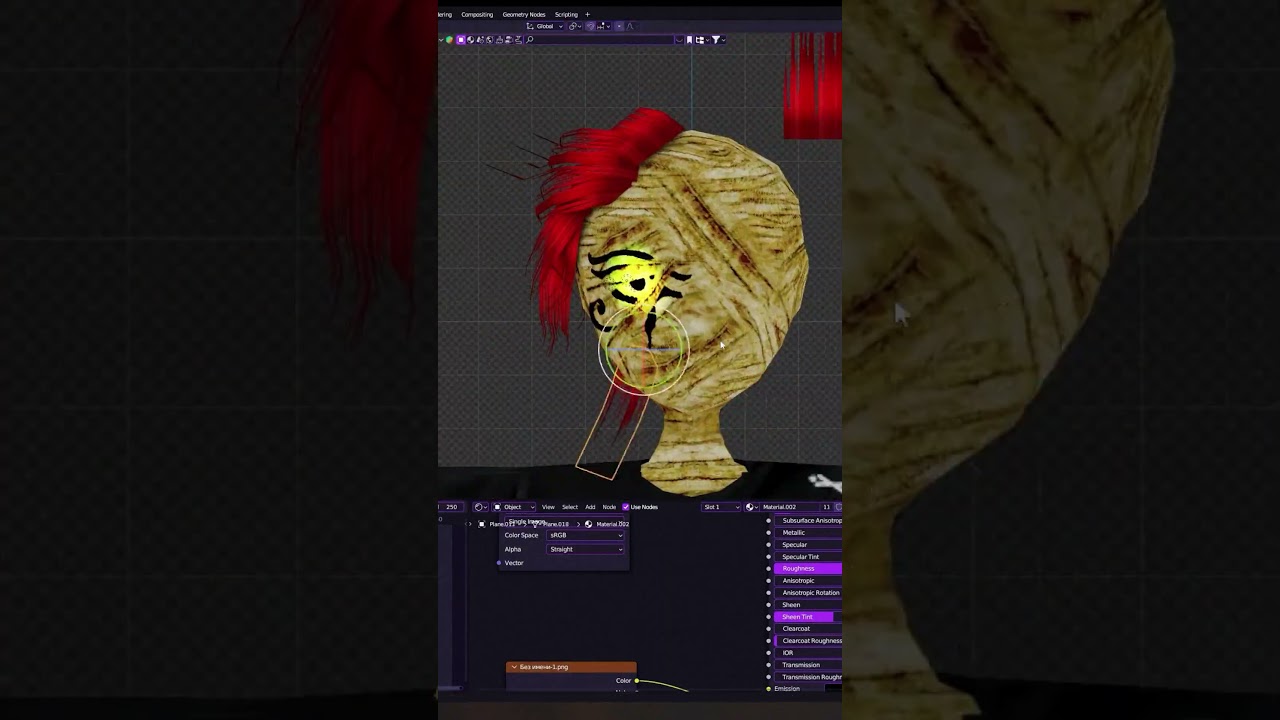ВОЛОСЫ В СТИЛЕ PLAYSTATION blender tutorial